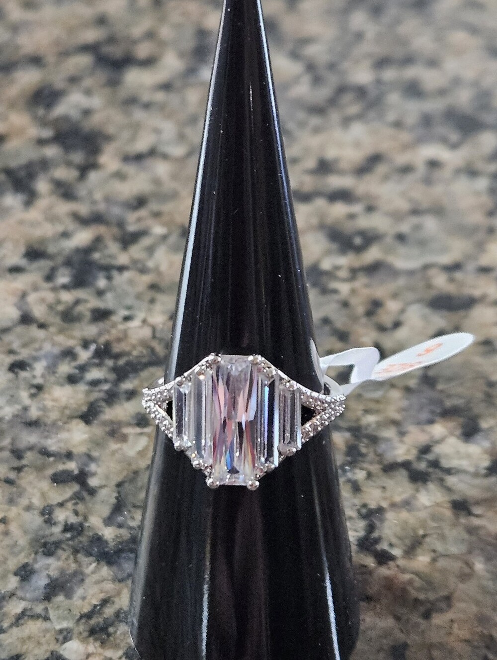 Bomb Party RG03273 "Stepped Up In Starlight" Diamond Cubic Zirconia Sz 6